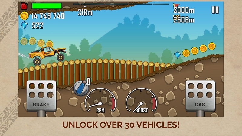 Hill Climb Racing mod apk