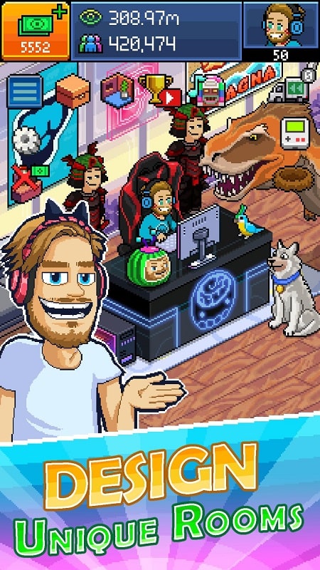 PewDiePies Tuber Simulator mod