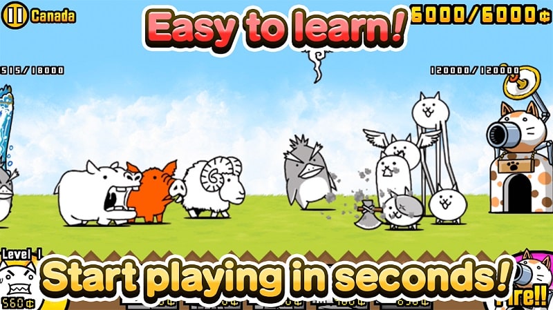 The Battle Cats mod apk