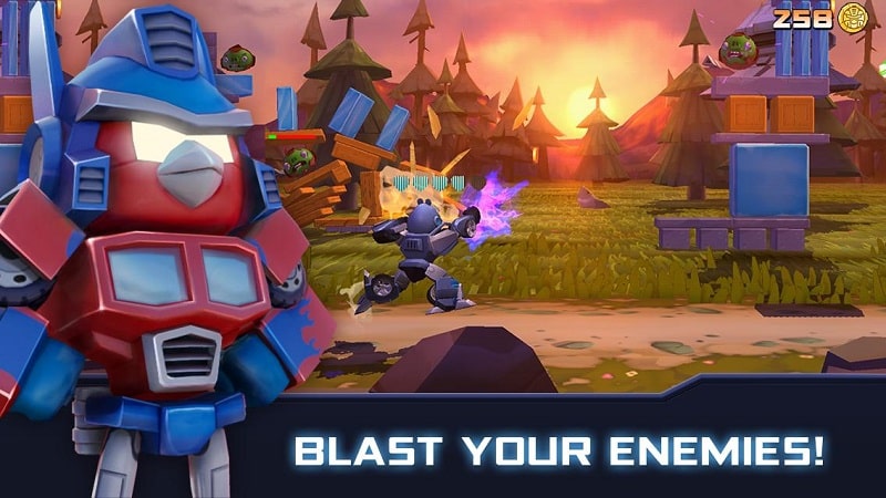 Angry Birds Transformers mod