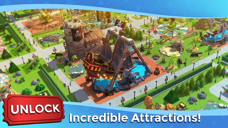 RollerCoaster Tycoon Touch mod free