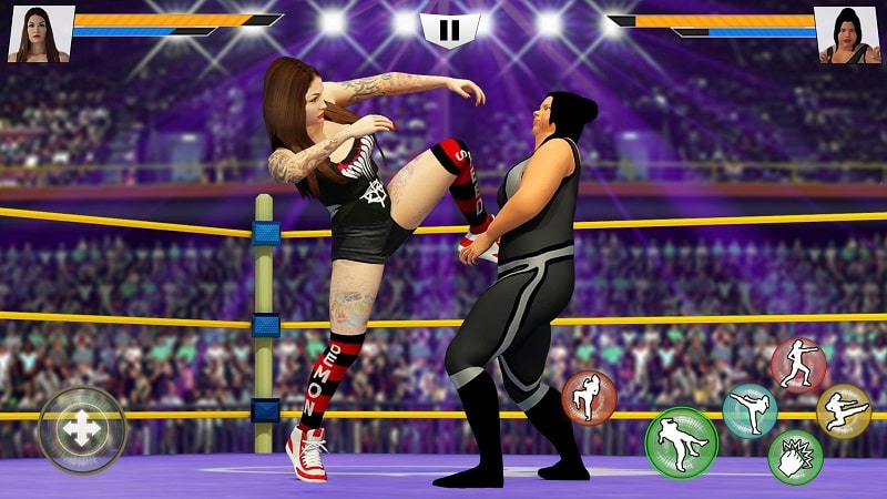 Bad Girls Wrestling Fighter mod free