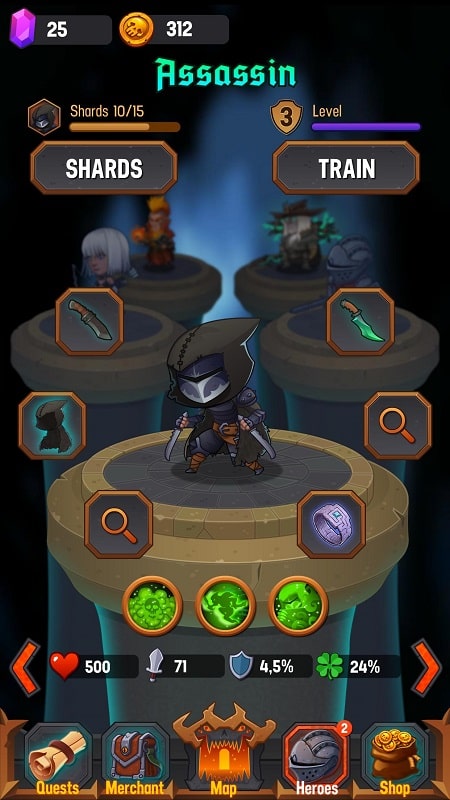 Dungeon Age of Heroes mod apk