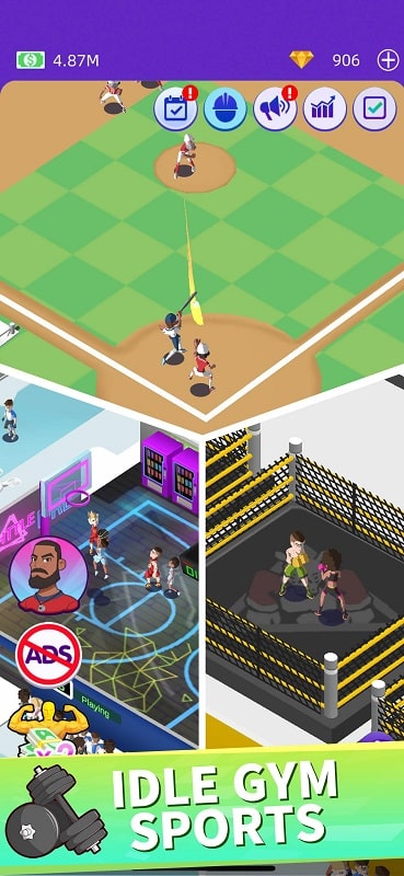 Idle GYM Sports mod android