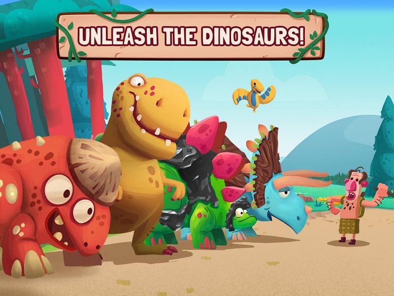 Dino Bash mod apk