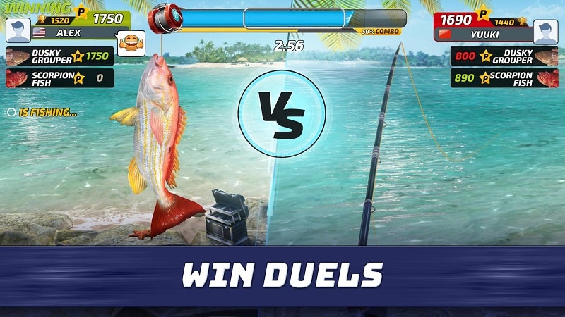 Fishing Clash mod apk