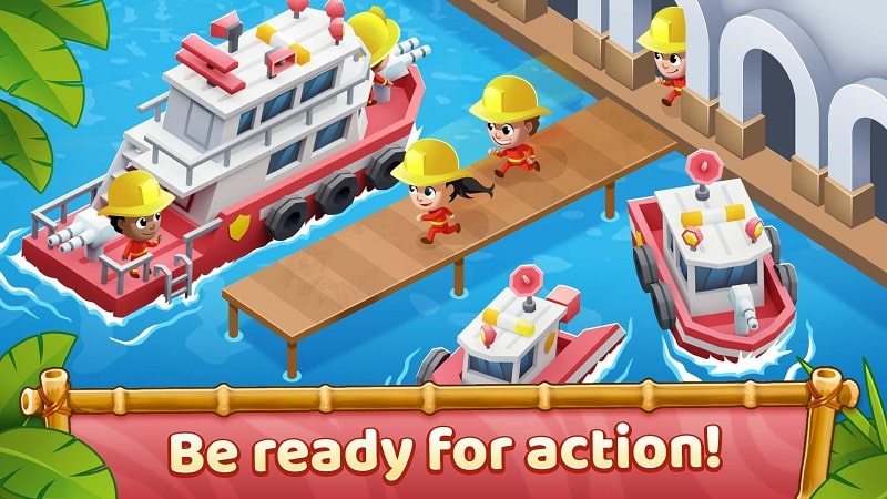 Idle FireFighter Tycoon mod apk