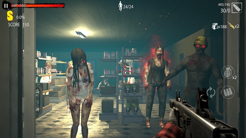 Zombie Hunter D Day mod free