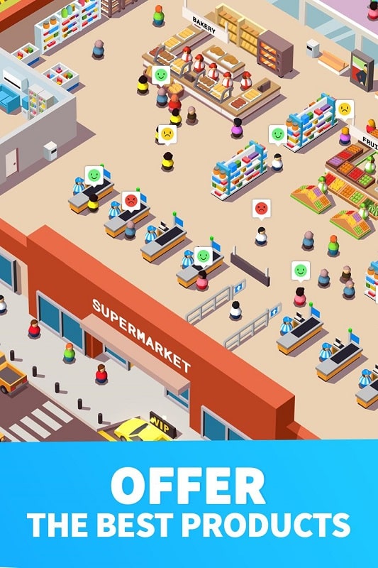 Idle Supermarket Tycoon mod download