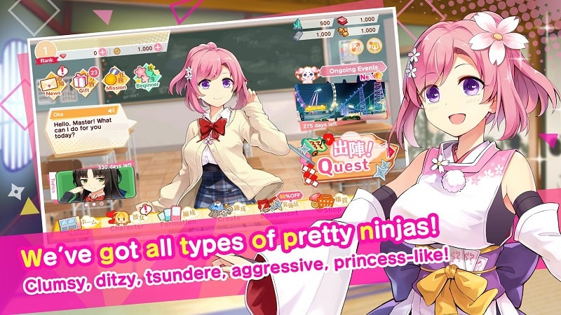 Moe Ninja Girls RPG mod free