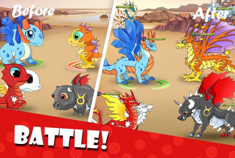 Dragon Battle mod apk