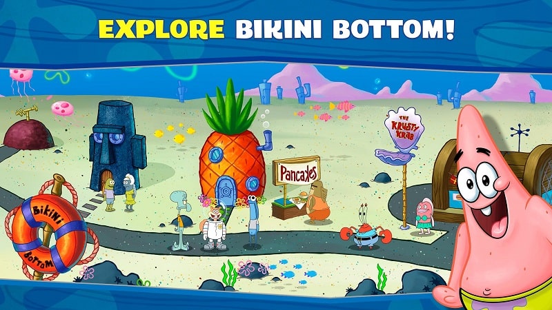 SpongeBob Krusty Cook Off mod android