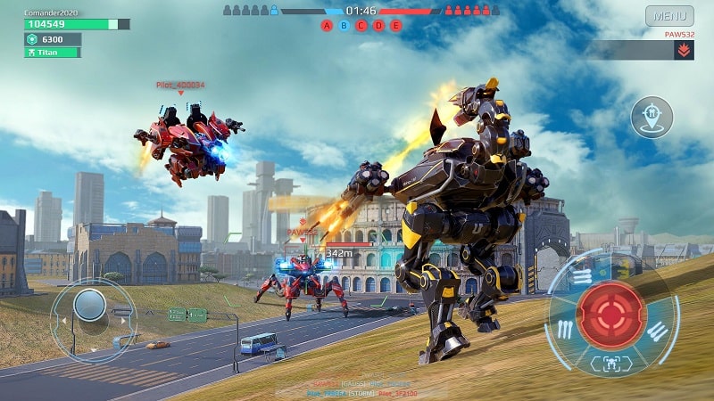 War Robots mod android