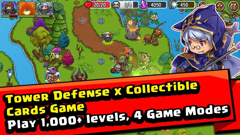 Crazy Defense Heroes mod free