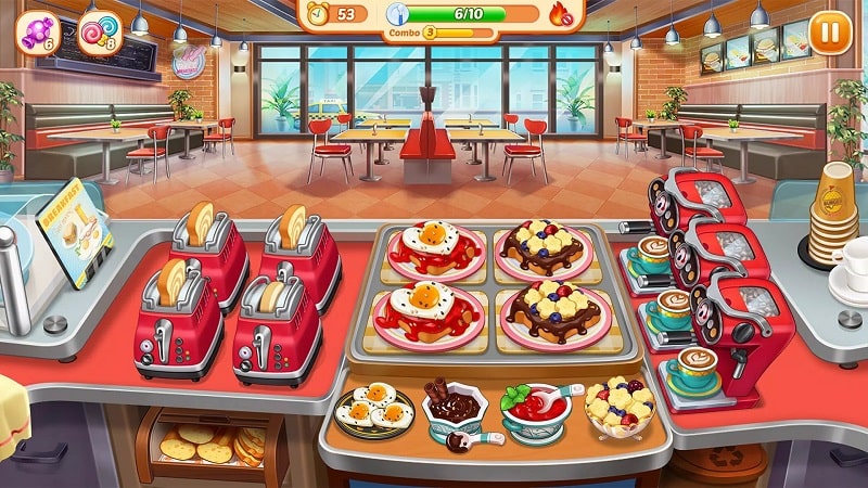 Crazy Diner Cooking Game mod apk