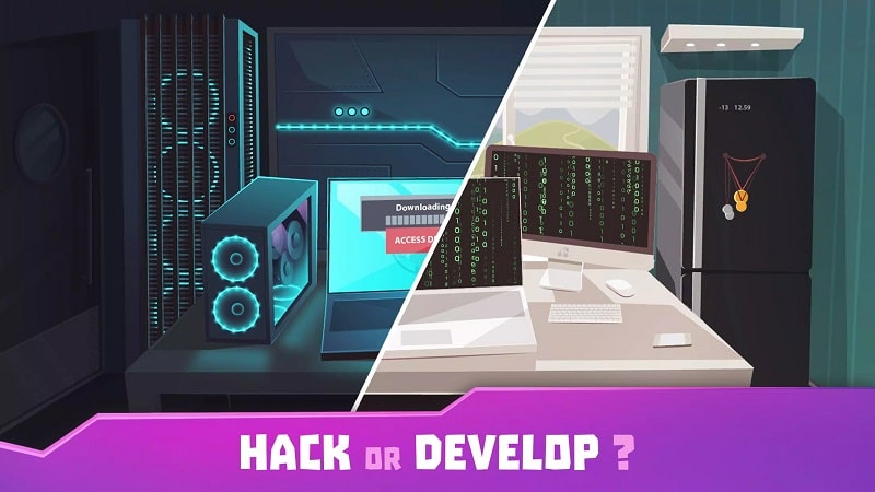 Hacker or Dev Tycoon Tap Sim mod