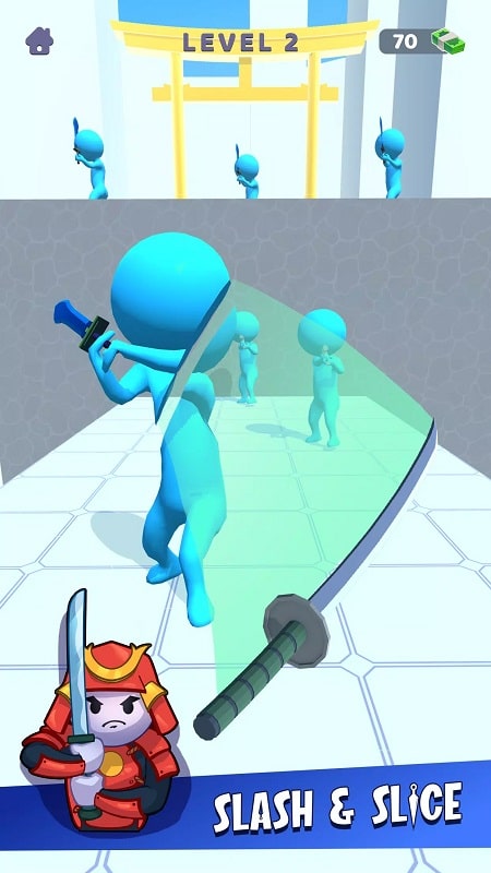 Sword Play Ninja Slice Runner 3D mod