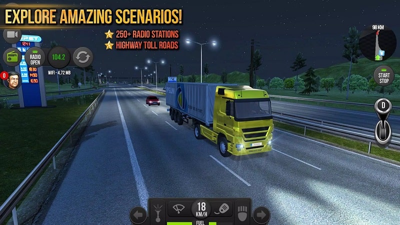 Truck Simulator Europe mod apk