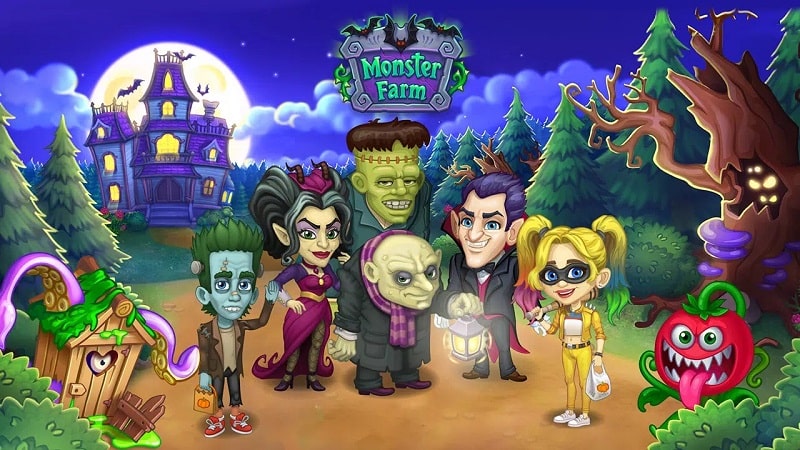 Halloween Farm Monster Family mod apk