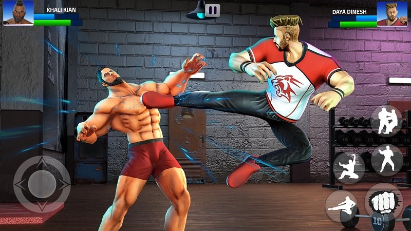 Bodybuilder GYM Fighting Game mod