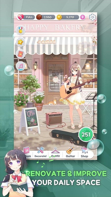 Guitar Girl Match 3 mod apk