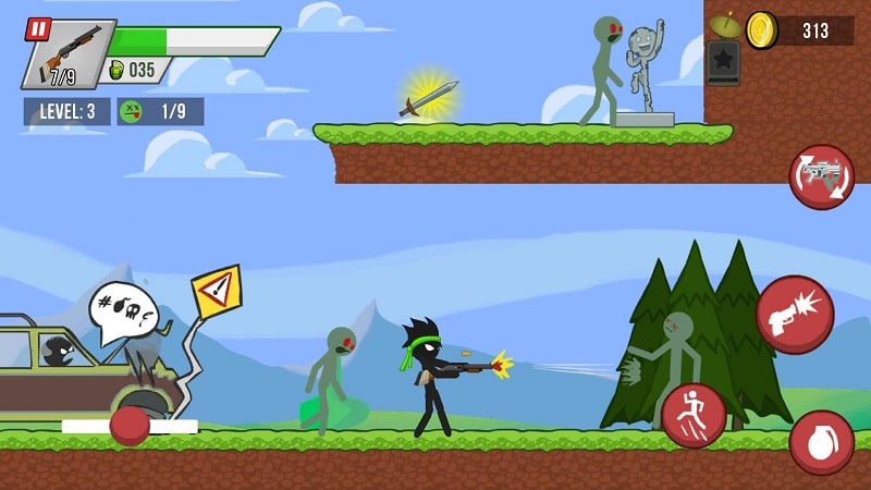 Stickman vs Zombies apk free