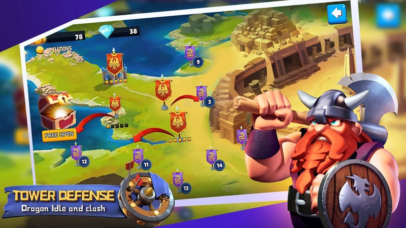 Tower defense Idle and clash mod apk