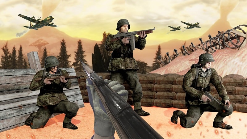 World War Firing Squad mod apk