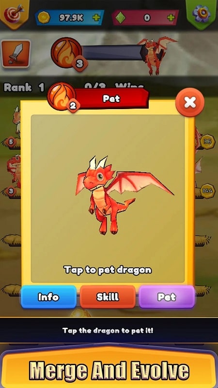 Dragon Merge Master Idle mod apk