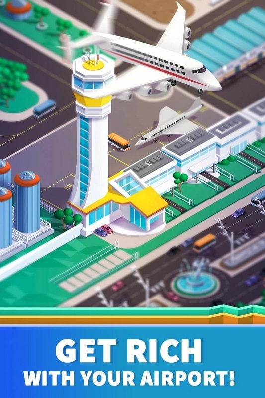 Idle Airport Tycoon mod apk