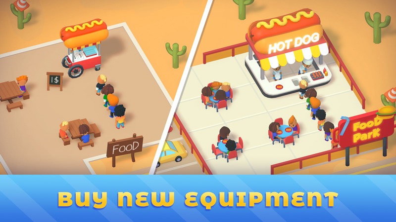 Idle Food Park Tycoon mod apk