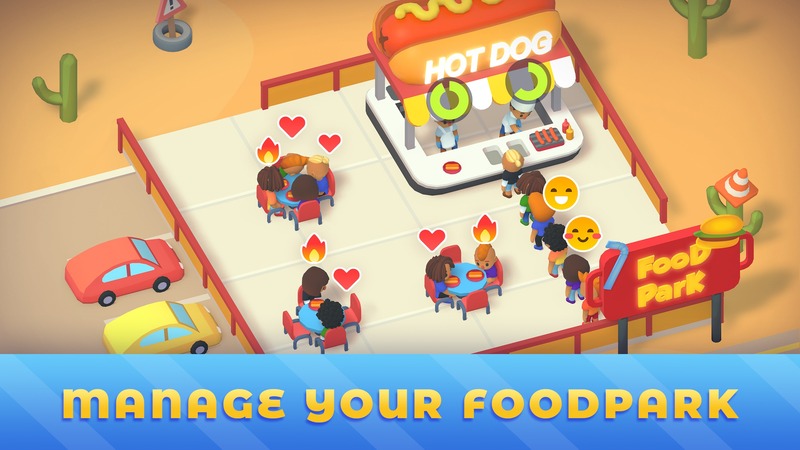 Idle Food Park Tycoon mod