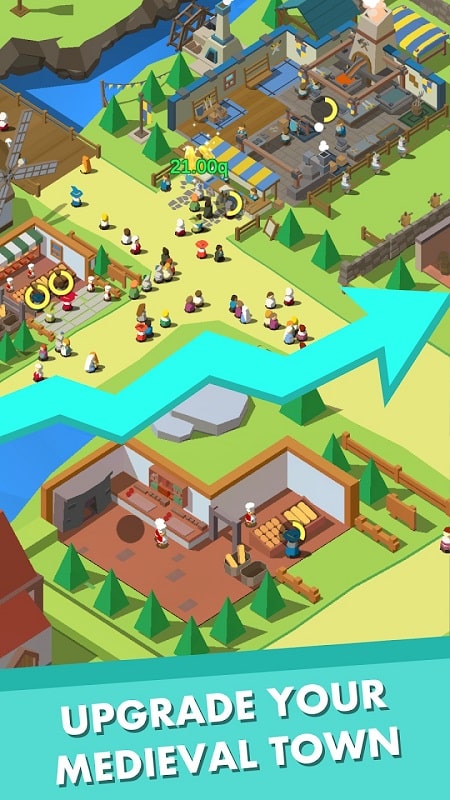 Idle Medieval Town mod apk