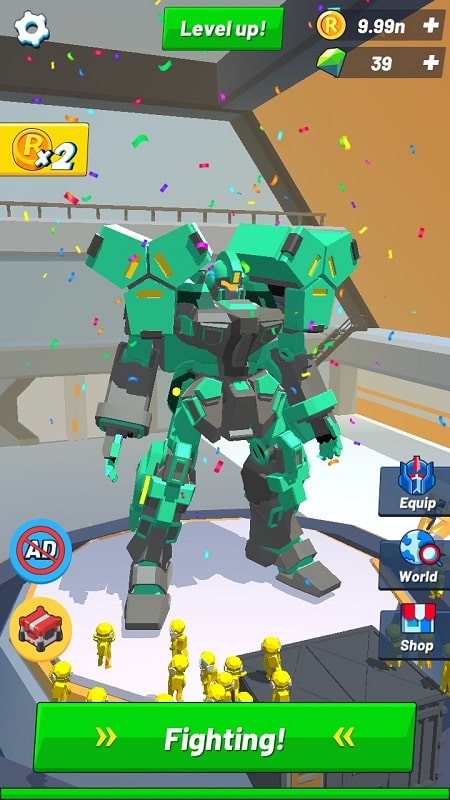 Idle Robot Inc mod apk