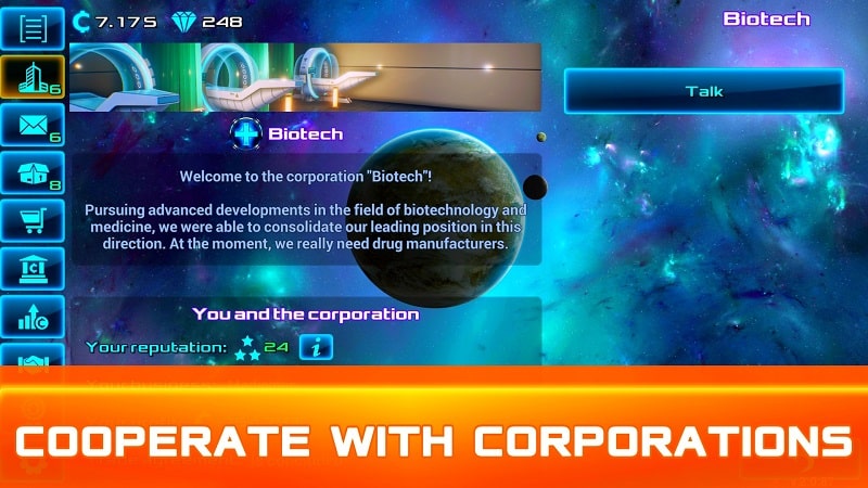 Idle Space Business Tycoon android