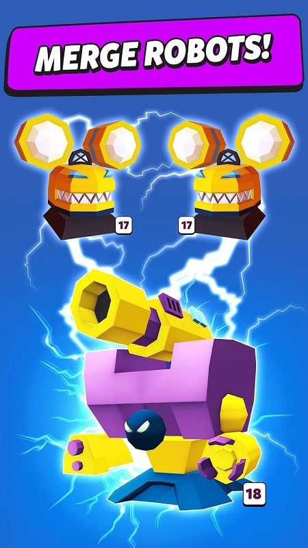 Merge Tower Bots mod apk