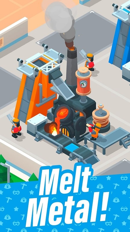 Metal Empire Idle Factory Inc mod apk