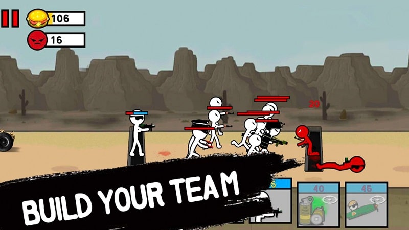 Stickman Army mod