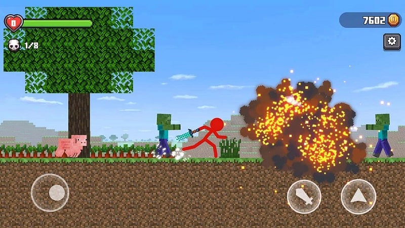 Stickman vs Craftman mod apk