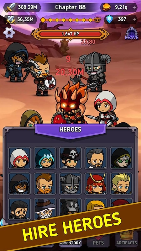 Tap Hero Clicker mod apk