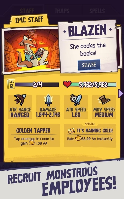 Dungeon Inc. Idle Clicker mod apk