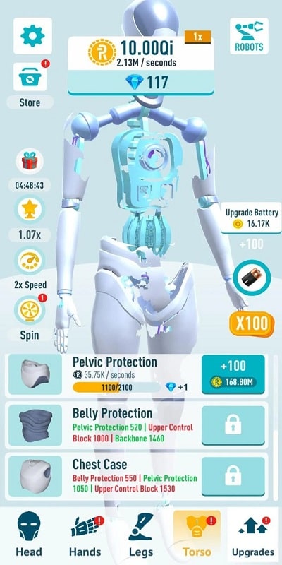 Idle Robots mod free