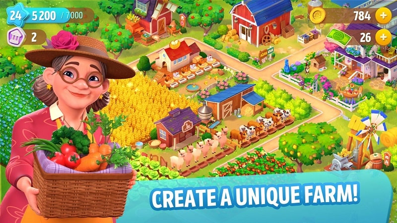 Riverside Farm Village mod apk