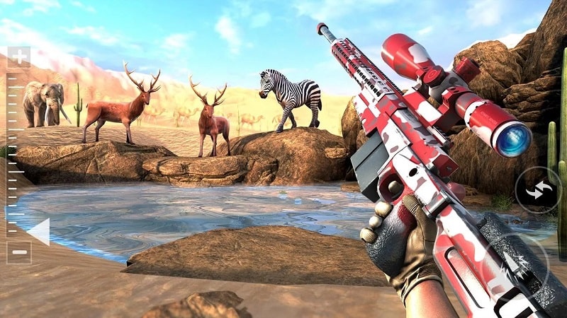 Safari Deer Hunting Gun Games mod android