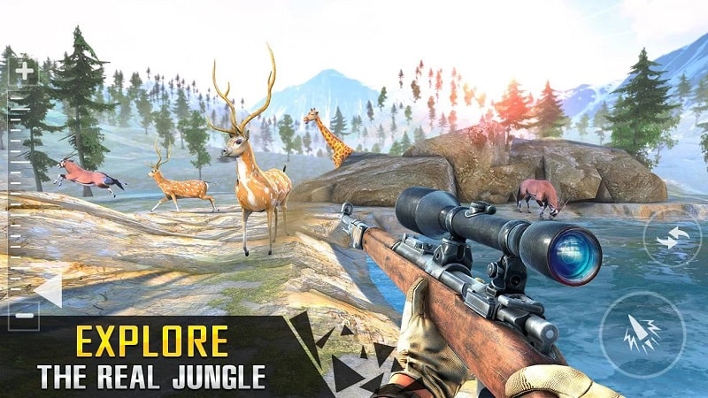 Safari Deer Hunting Gun Games mod