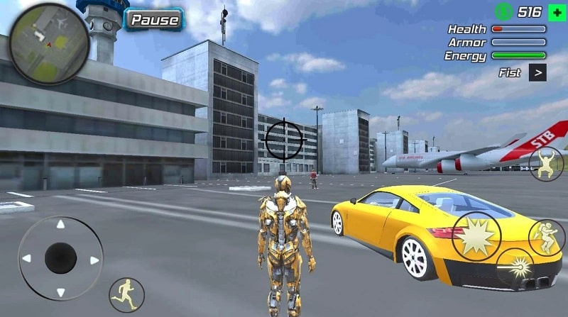 Super Crime Iron Hero Robot mod download