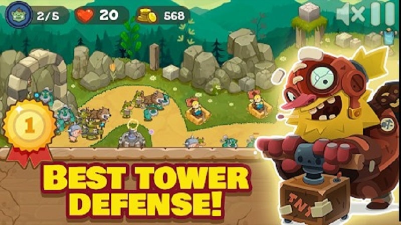 Tower Defense Realm King Hero mod download