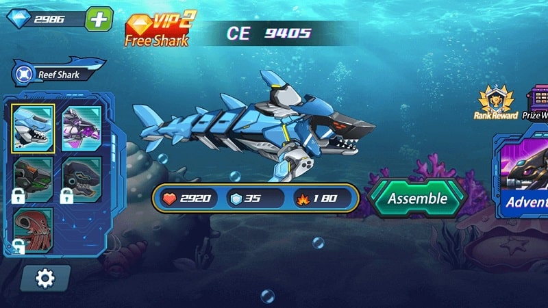 Mecha Shark mod apk