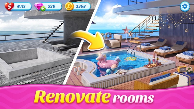 Space Decor Luxury Yacht apk free