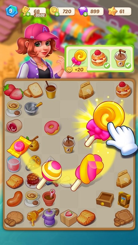 Happy Merge Cafe mod apk